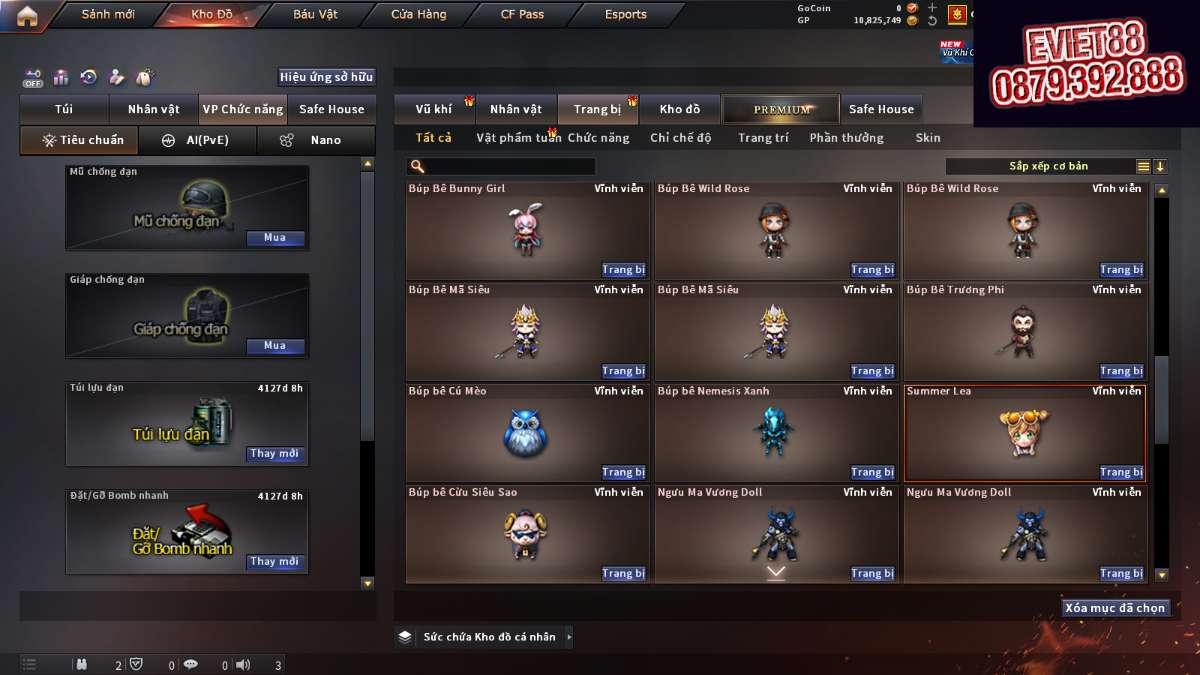 shop acc cf uy tin gia re